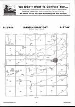 Dahlen Township, Directory Map, Nelson County 2007